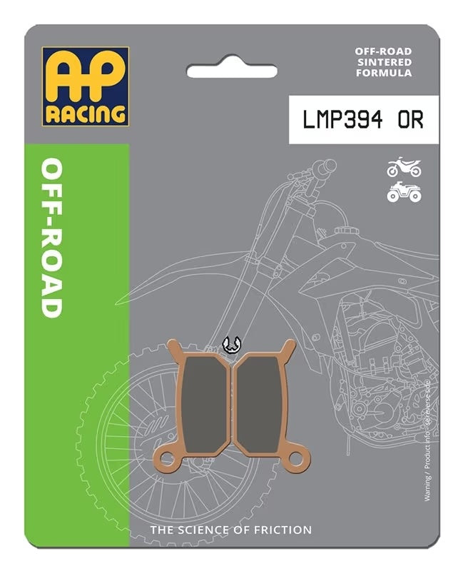 Pastiglie Freno Sinterizzate Anteriori e Posteriori AP Racing LMP394OR