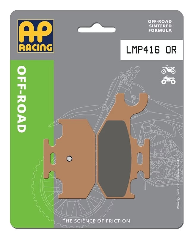 Pastiglie Freno Sinterizzate Anteriori e Posteriori AP Racing LMP416OR