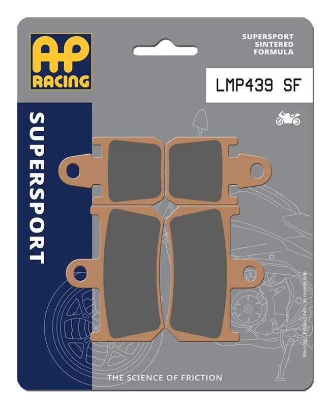 Pastiglie Freno Sinterizzate Anteriori e Posteriori AP Racing LMP439SF