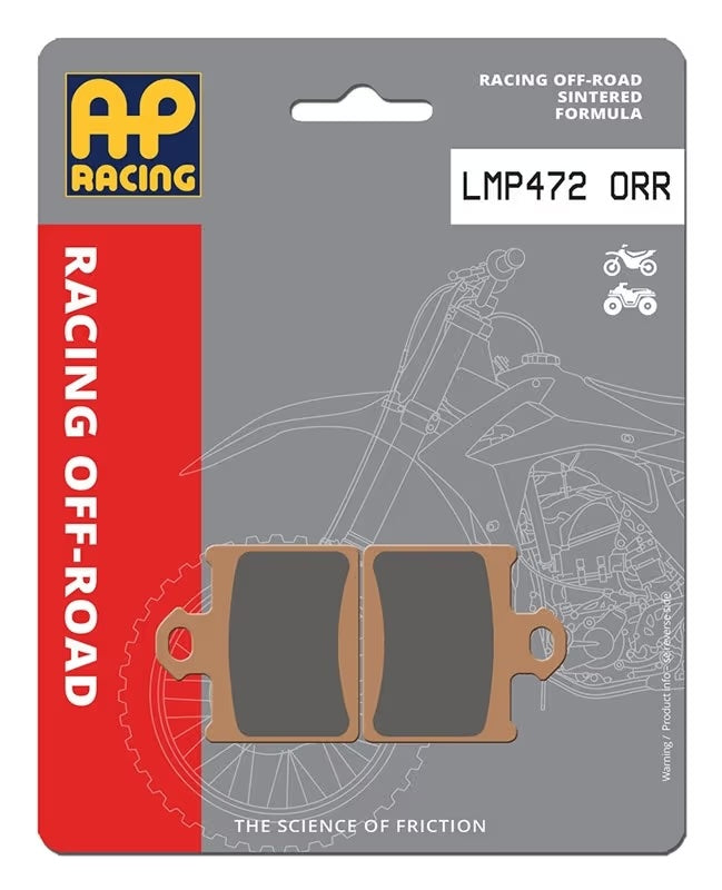 Pastiglie Freno Sinterizzate Racing Anteriori e Posteriori AP Racing LMP472ORR