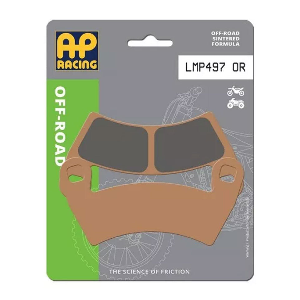 Pastiglie Freno Sinterizzate Anteriori e Posteriori AP Racing LMP497OR