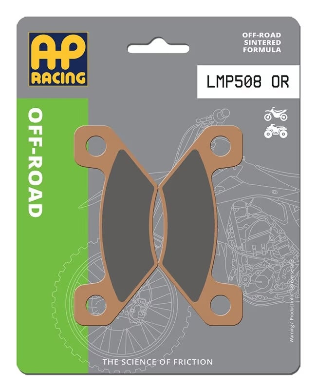 Pastiglie Freno Sinterizzate Anteriori e Posteriori AP Racing LMP508OR