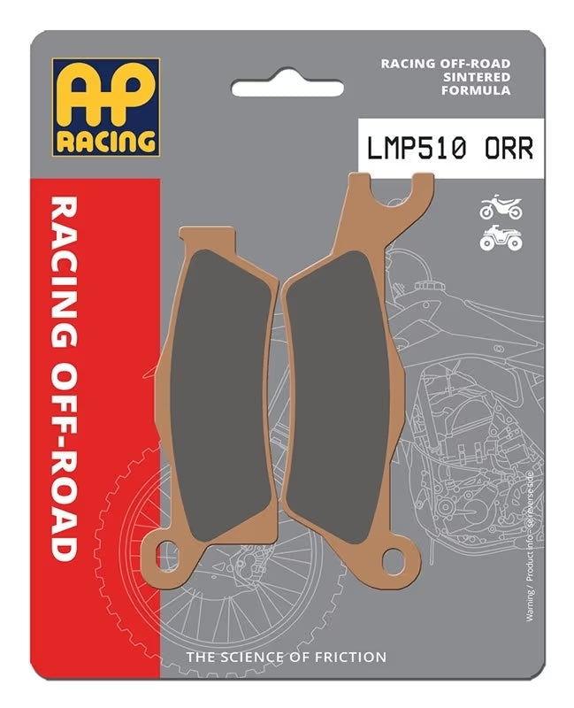 Pastiglie Freno Sinterizzate Racing Anteriori e Posteriori AP Racing LMP510ORR