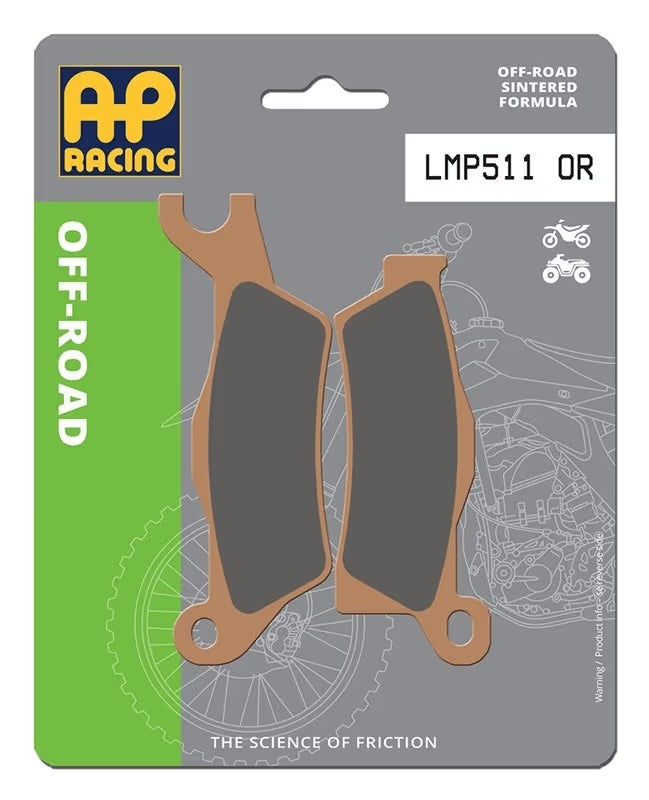 Pastiglie Freno Sinterizzate Anteriori e Posteriori AP Racing LMP511OR