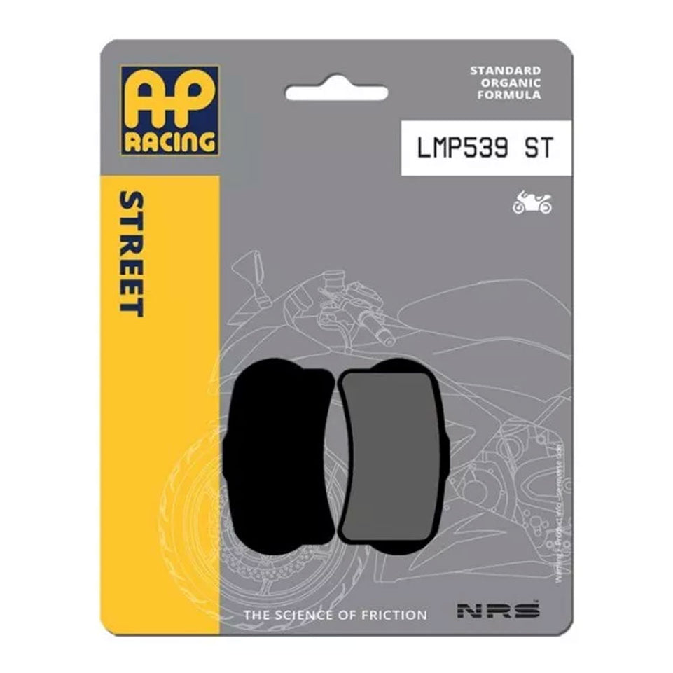 Pastiglie Freno Organiche Anteriori e Posteriori AP Racing LMP539