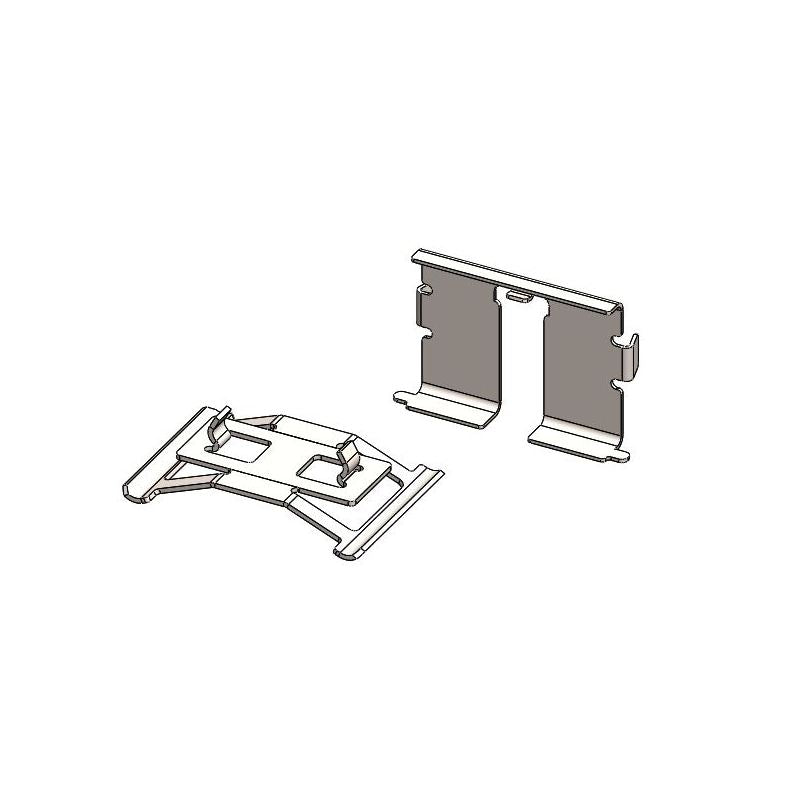 Fermo pastiglie freno posteriore + lamierino