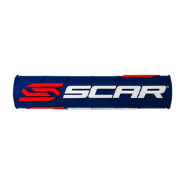 Paracolpi Scar blu scuro e bianco - manubrio con traversino