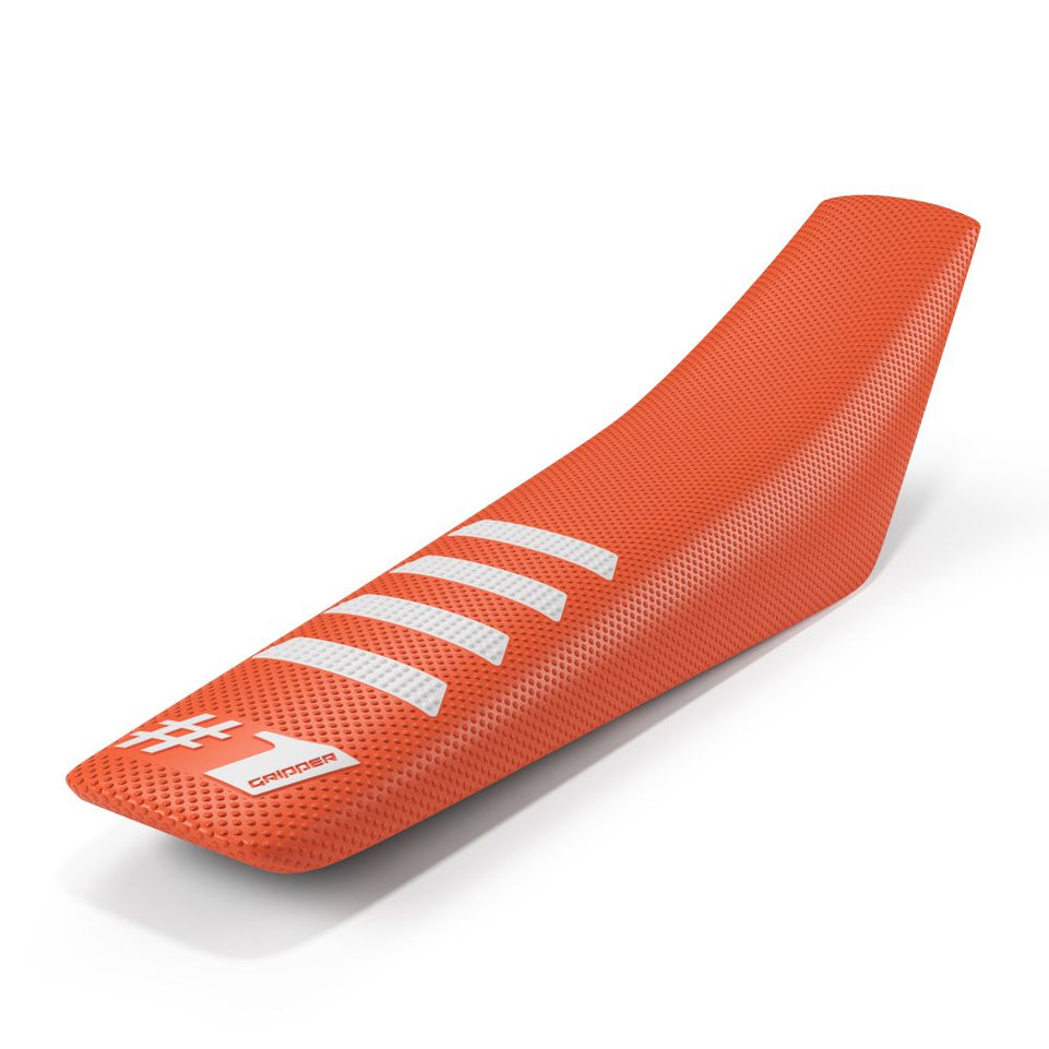 Coprisella universale Onegripper - Ribbed arancione e bianco