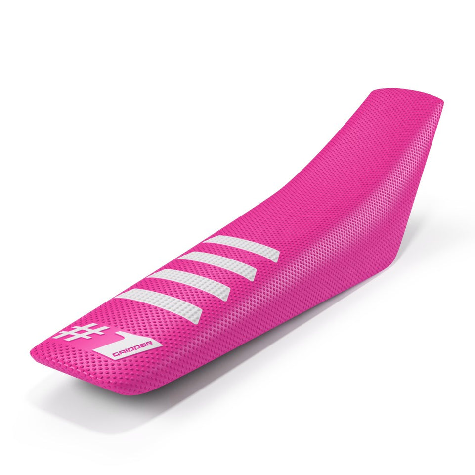 Coprisella universale Onegripper - Ribbed rosa e bianco