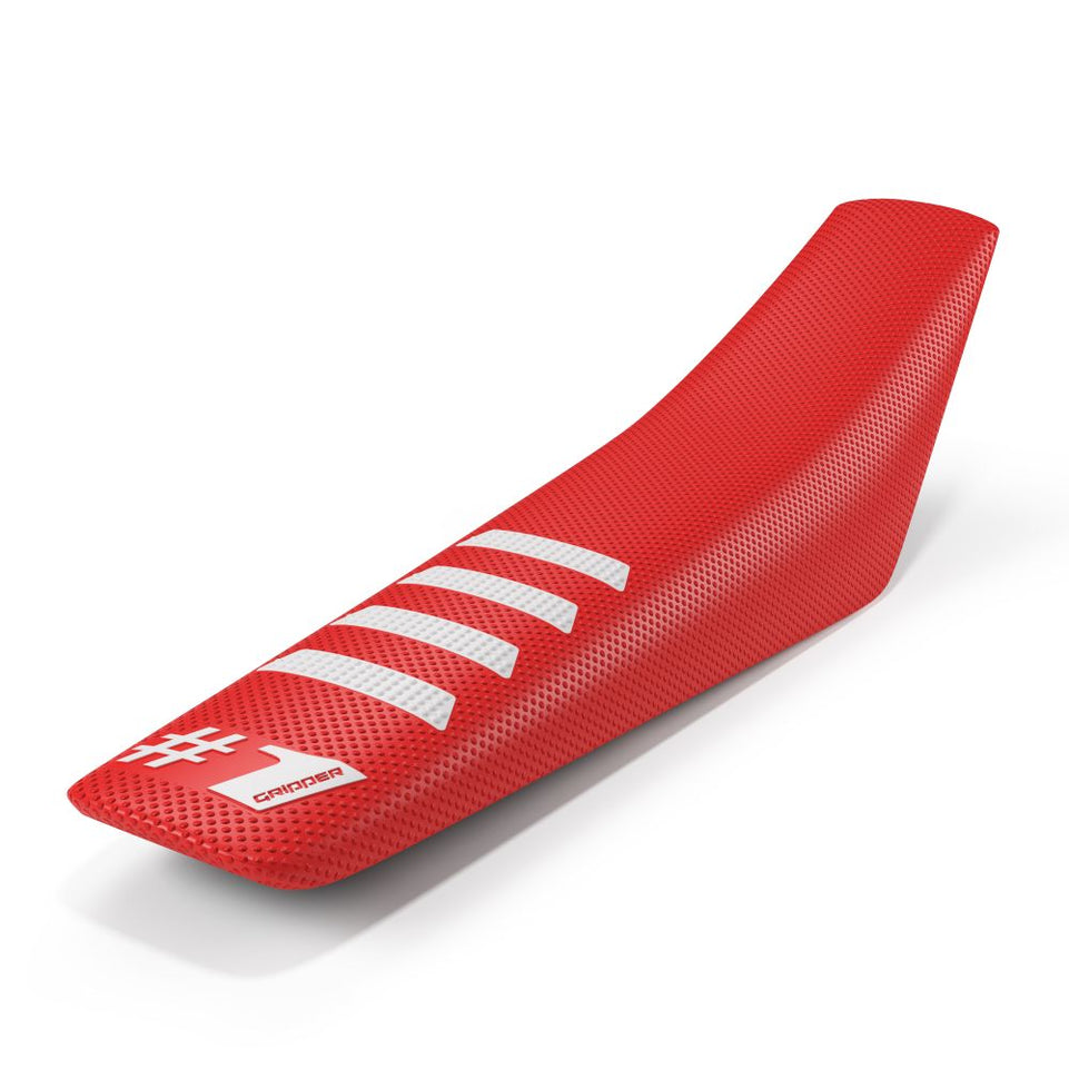 Coprisella universale Onegripper - Ribbed rosso e bianco