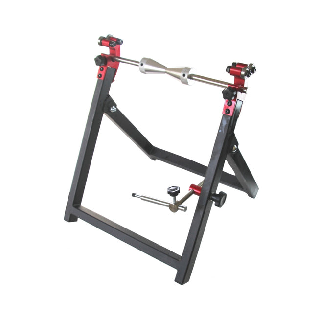 Stand pieghevole per il centraggio ruota