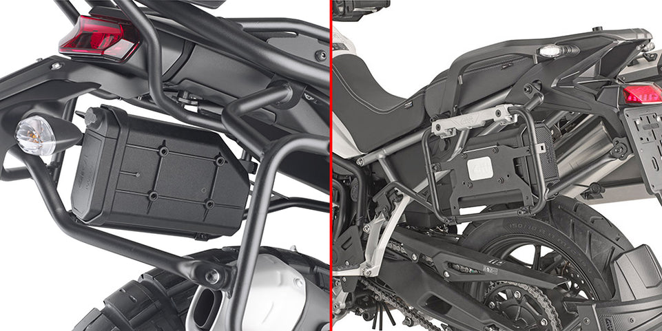 GIVI CASSETTA PORTA ATTREZZI LATERALE MOTO + KIT FISSAGGIO per PORTAVALIGIE - LGMoto SRL