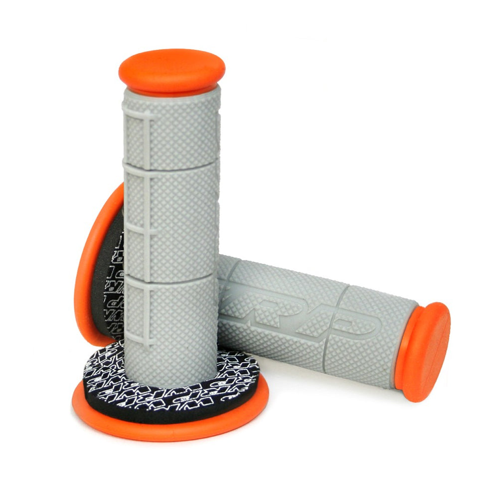 Coppia manopole WRP e donut - arancione grigio