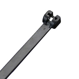 INNTECK Ricambio Moto FAS301BK - Fascetta Plastica Dentino Acciaio (Conf.100 Pz) 2.5 X 100 Nera