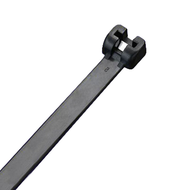 INNTECK Ricambio Moto FAS301BK - Fascetta Plastica Dentino Acciaio (Conf.100 Pz) 2.5 X 100 Nera