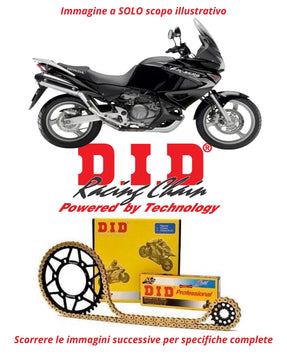 KIT TRASMISSIONE CATENA 525 / 98 maglie e INGRANAGGI 47-16 per Honda XLV 1000 Varadero 2000-2011 - LGMoto SRL