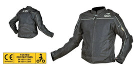 Hawk Giacca uomo Airbag CE Breva Traforata Protezioni Schiena Spalle Gomiti Moto - LGMoto SRL