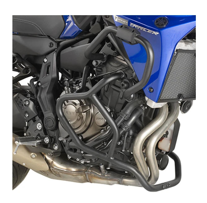 KAPPA Paramotore Tubolare 25mm Nero Protezione Per Yamaha Tracer 700 2020-2024