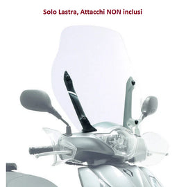 GIVI Lastra Parabrezza Trasparente senza Attacchi per Honda SH 125i-150i 2012-16 - LGMoto SRL
