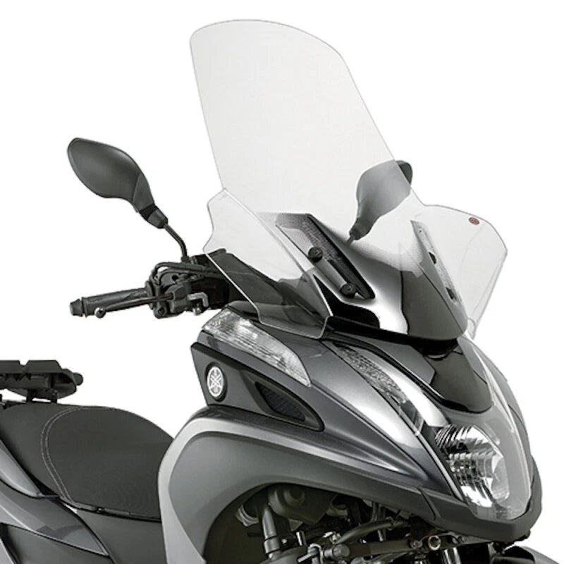 KAPPA Parabrezza Trasparente + Attacchi 74X63 Per Yamaha Tricity 155 2014-2023 - LGMoto SRL
