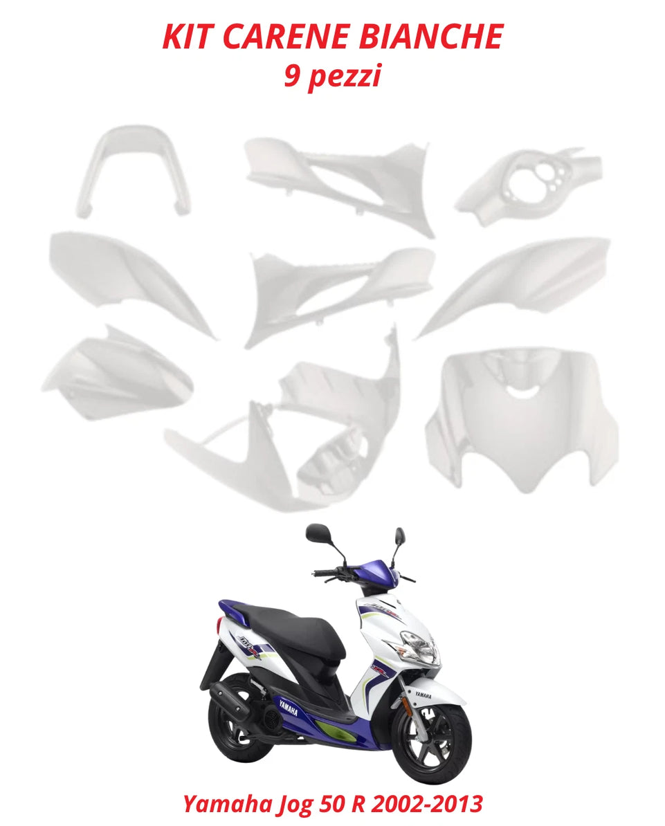 T4Tune Kit Carene / Plastiche Bianche Complete per Yamaha Jog 50 R 2002-2013