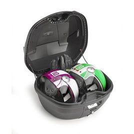 B37NT GIVI Kit Bauletto Monolock nero Cat fumè+Piastra Universale Moto Scooter - LGMoto SRL