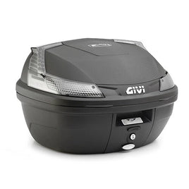 B37NT GIVI Kit Bauletto Monolock nero Cat fumè+Piastra Universale Moto Scooter - LGMoto SRL