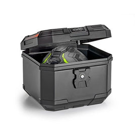 KAPPA Bauletto Moto MONOLOCK® Nero K’Box 37lt con Piastra e Kit Fissaggio - LGMoto SRL