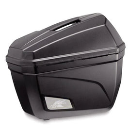 KAPPA Coppia Valigie Laterali Monokey 22LT Nere Goffrate Moto Scooter - LGMoto SRL