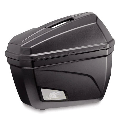KAPPA Coppia Valigie Laterali Monokey 22LT Nere Goffrate Moto Scooter