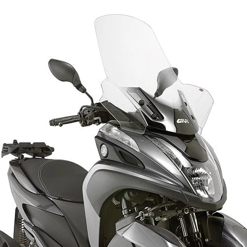 GIVI Parabrezza +Attacchi per Yamaha Tricity 125 2014 - 2024