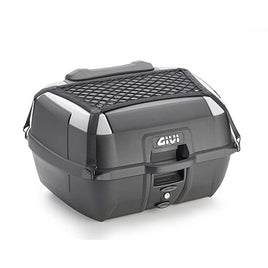 GIVI Bauletto Portapacchi +Piastra Monolock + schienalino 45LT Nero Moto Scooter - LGMoto SRL