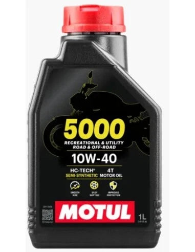 KIT TAGLIANDO MOTUL 2X 5000 10W40 + FILTRO OLIO PER BENELLI Leoncino 125 2022