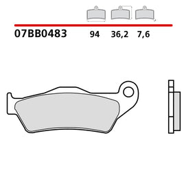 Pastiglie Brembo anteriori genuine