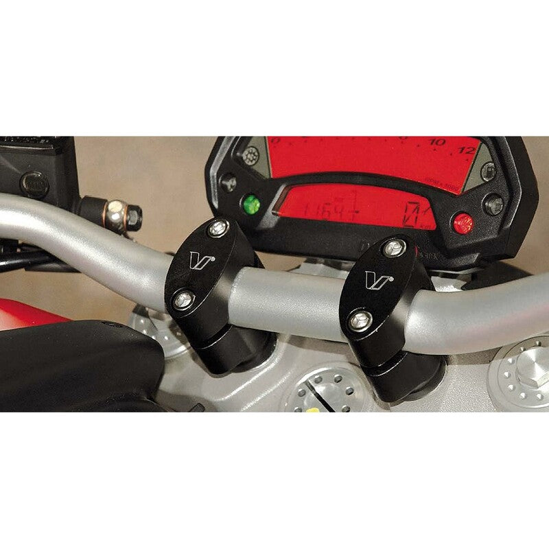 Vicma Riser / Torretta manubrio neri per Moto / Scooter