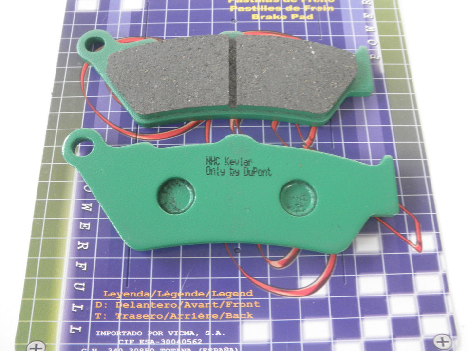 COPPIA PASTIGLIE FRENO ANTERIORE per Honda NX Dominator 650 97 98 99 00