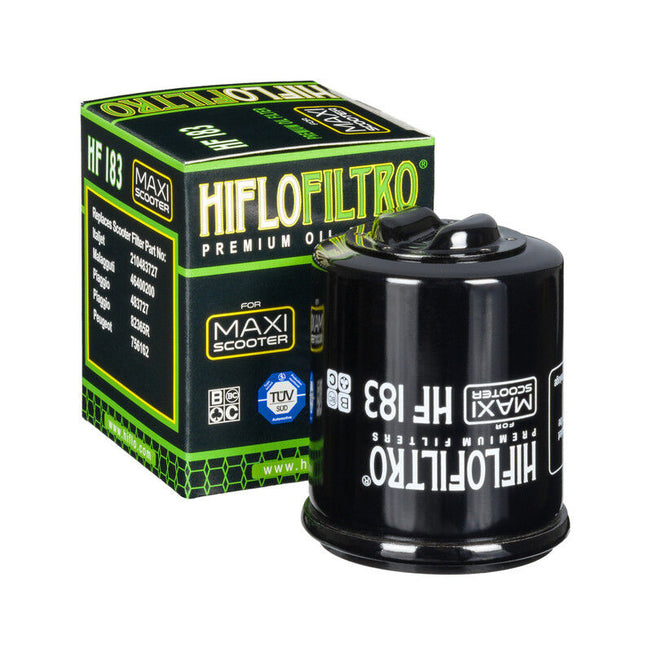 HF183 HI-FLO FILTRO OLIO Piaggio 180 GTX Super Hexagon 01