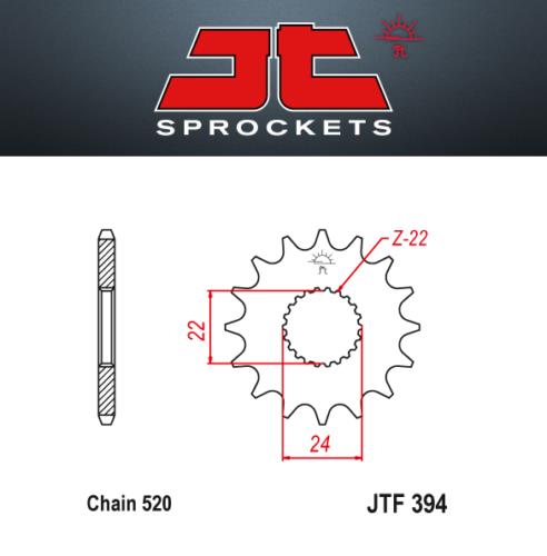 JT Pignone Acciaio 31994 Denti 13 Passo 520 Aprilia 125 Tuareg Wind AE 1989-1990