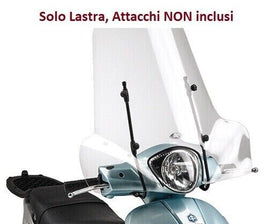 107AK KAPPA PARABREZZA TRASPARENTE per PIAGGIO FLY 125 2014 2015 2016 2017
