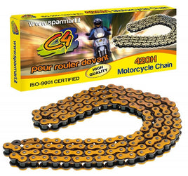 Catena rinforzata 420 1-2X1-4 Maglie 134 arancione Trasmissione