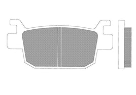 Coppia pastiglie freno Posteriori per Honda S-Wing FES 125 2007-2012