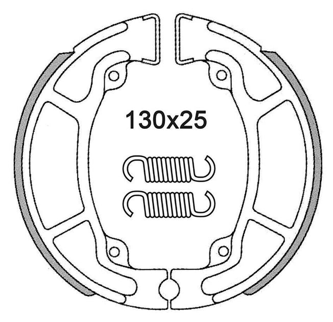 Ganasce freno posteriori per Honda PS PES 125I 2006-2012