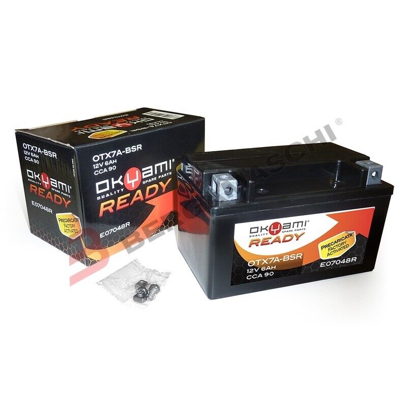 Batteria Okyami Precaricata YTX7A-BS SYM Jet Sport X SR 2T 50 2006-2013