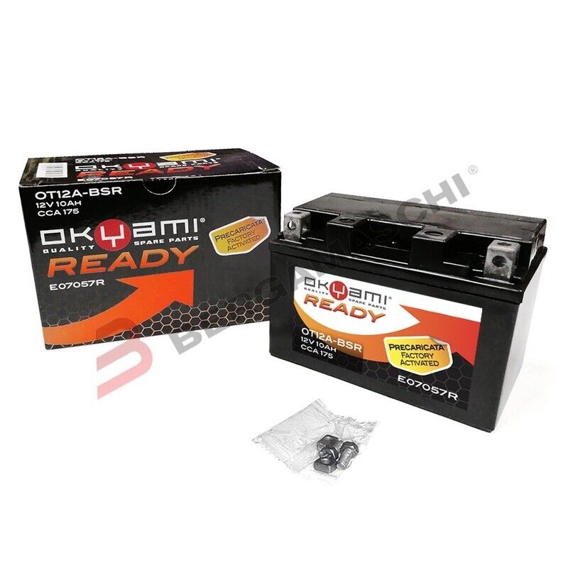 Batteria Okyami Precaricata YT12A-BS per Suzuki GSX-S R 1000 2022