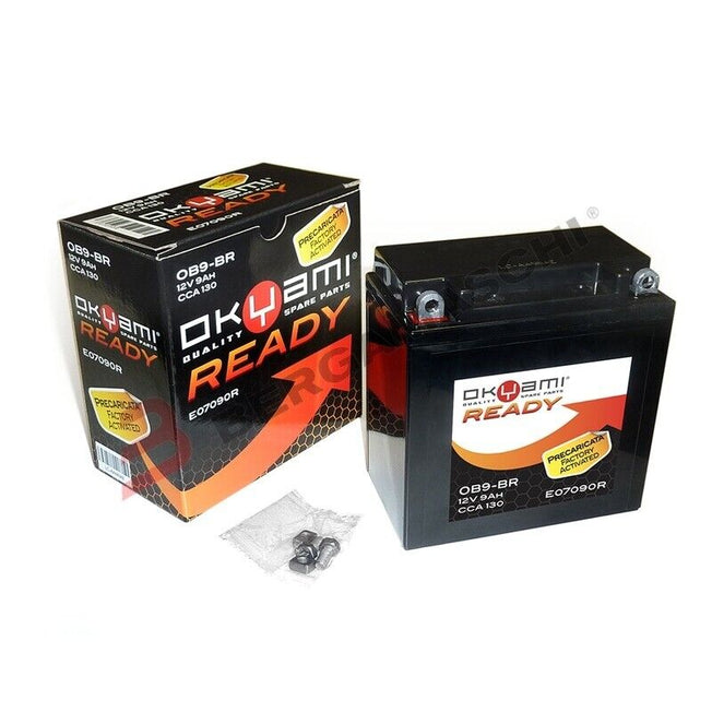 Batteria Okyami Precaricata YB9-B DERBI Boulevard 4T 100 2010-2012