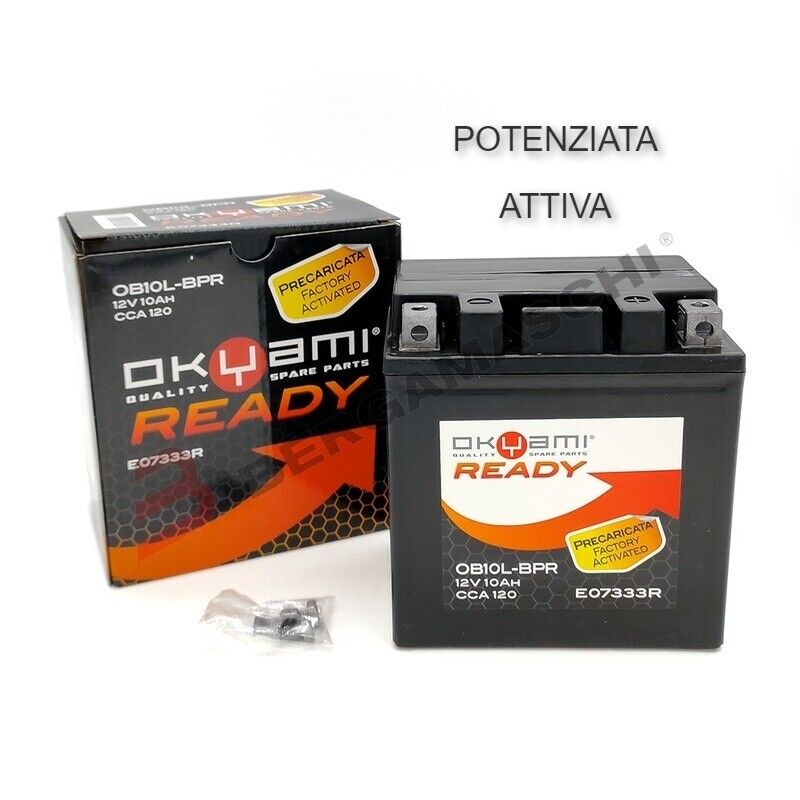 Batteria Okyami Precaricata YB10L-BPR PIAGGIO Vespa GTS M45100 250 2005-2014