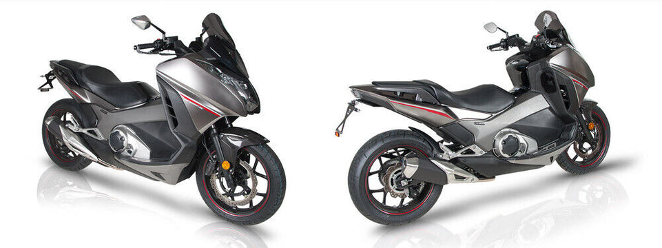 Barracuda Portatarga Alluminio Reclinabile Nero per Honda NC 750S 2015-2020