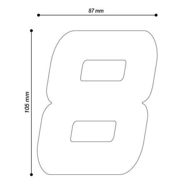 Barracuda Kit Completo Tabella Portanumero per Honda CB 1000R 2021 2022