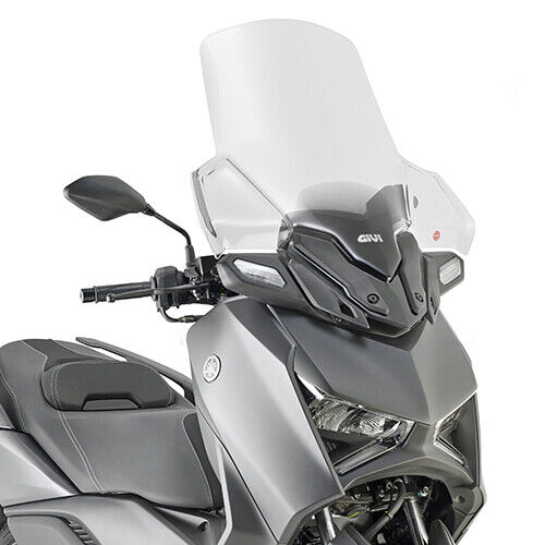 GIVI solo Parabrezza Trasparente 73 x 62 per Yamaha X-Max 300 2023