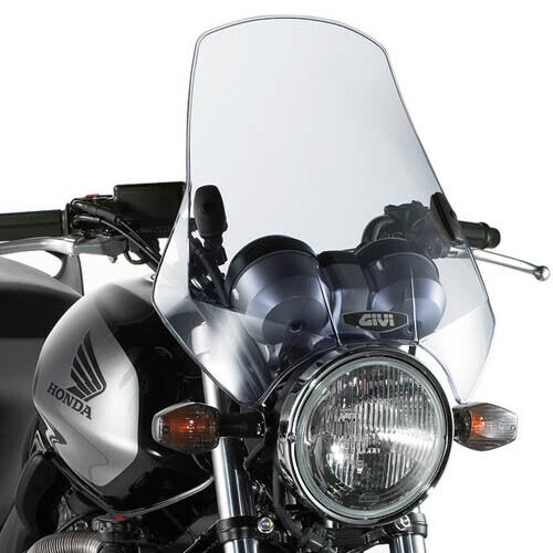 GIVI Kit Parabrezza Universale + Attacchi supporti PER MOTO Naked